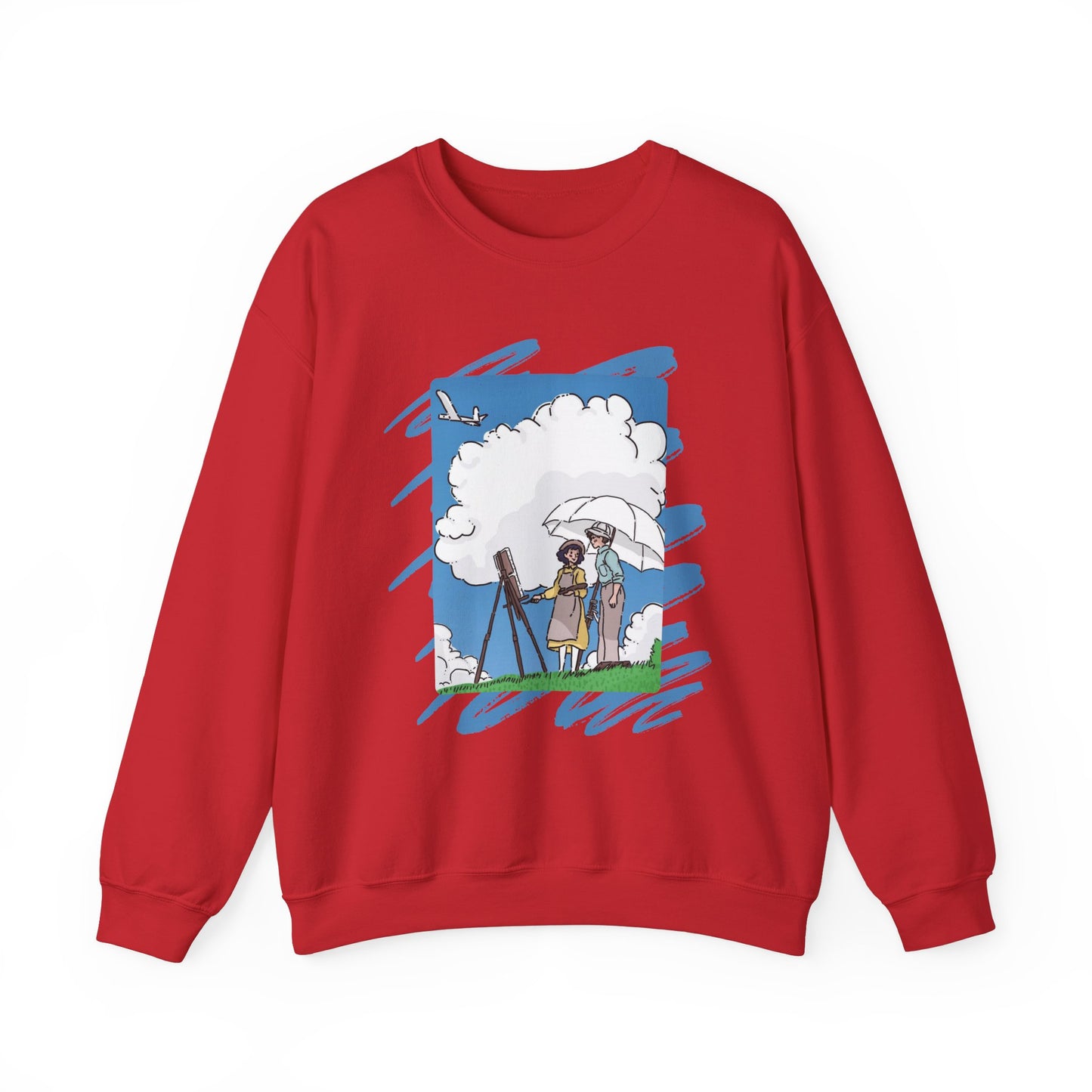 The Wind Rises Studio Ghibli Sweatshirt – 100% Cotton Cozy Anime Pullover for Ghibli Fans