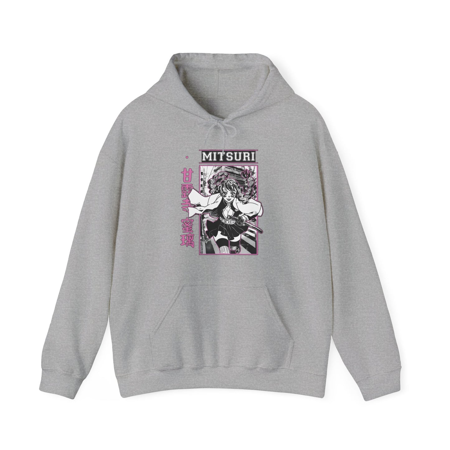 Mitsuri Kanroji Demon Slayer Hoodie – 100% Cotton Love Hashira Anime Pullover