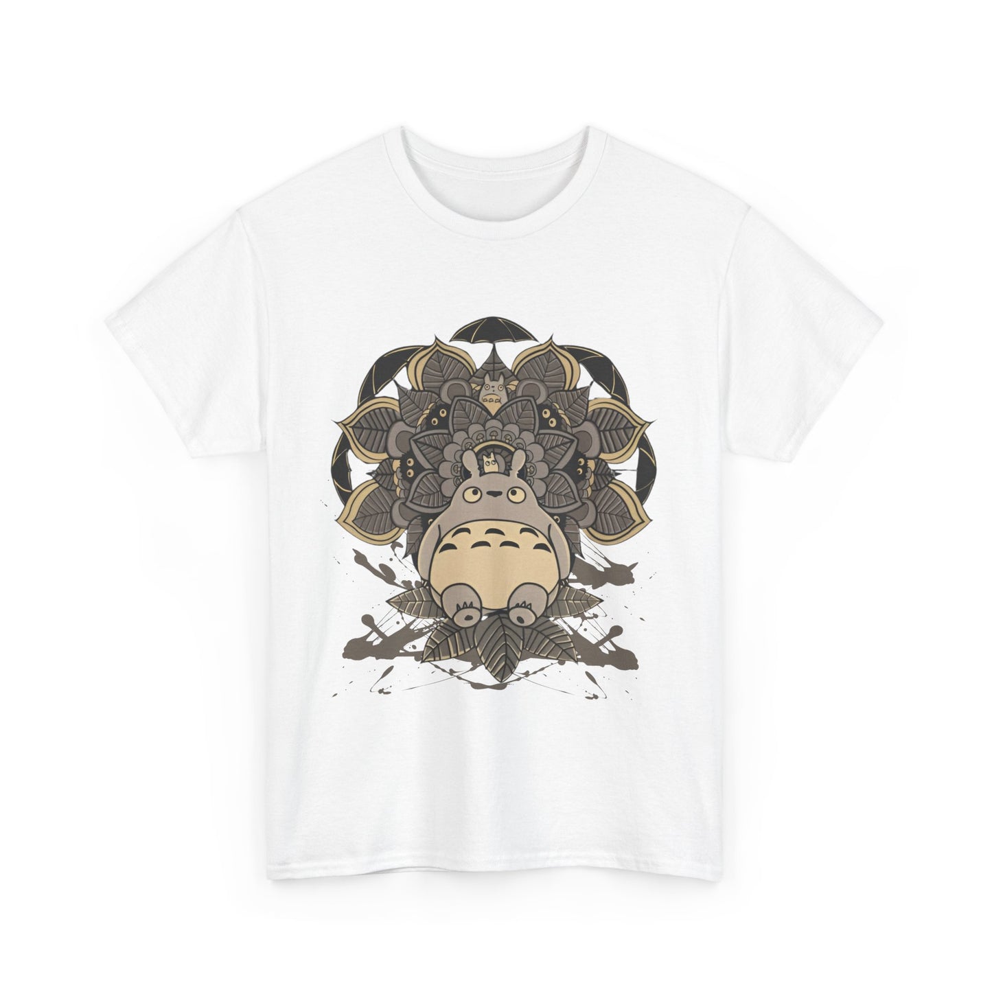 My Neighbor Totoro Art T-Shirt 100% Cotton Studio Ghibli Anime Tee