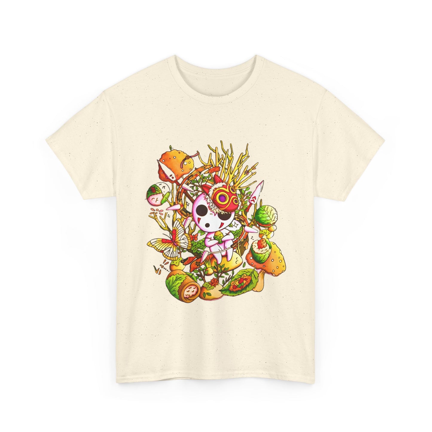 Kodama Picture Ghibli T-Shirt | 100% Cotton Princess Mononoke Anime Tee