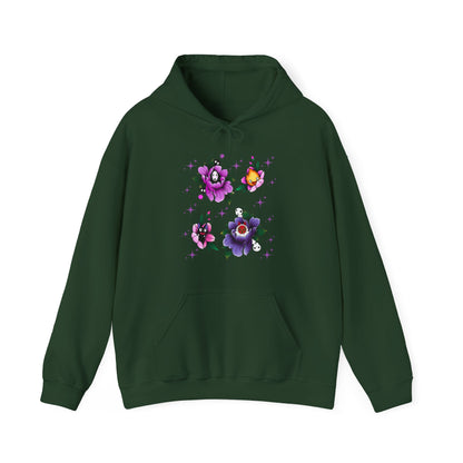 Studio Ghibli Flowers Hoodie – 100% Cotton Anime Floral Sweatshirt for Ghibli Fans