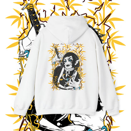 Kaigaku Demon Slayer Art Back Print Hoodie 100% Cotton