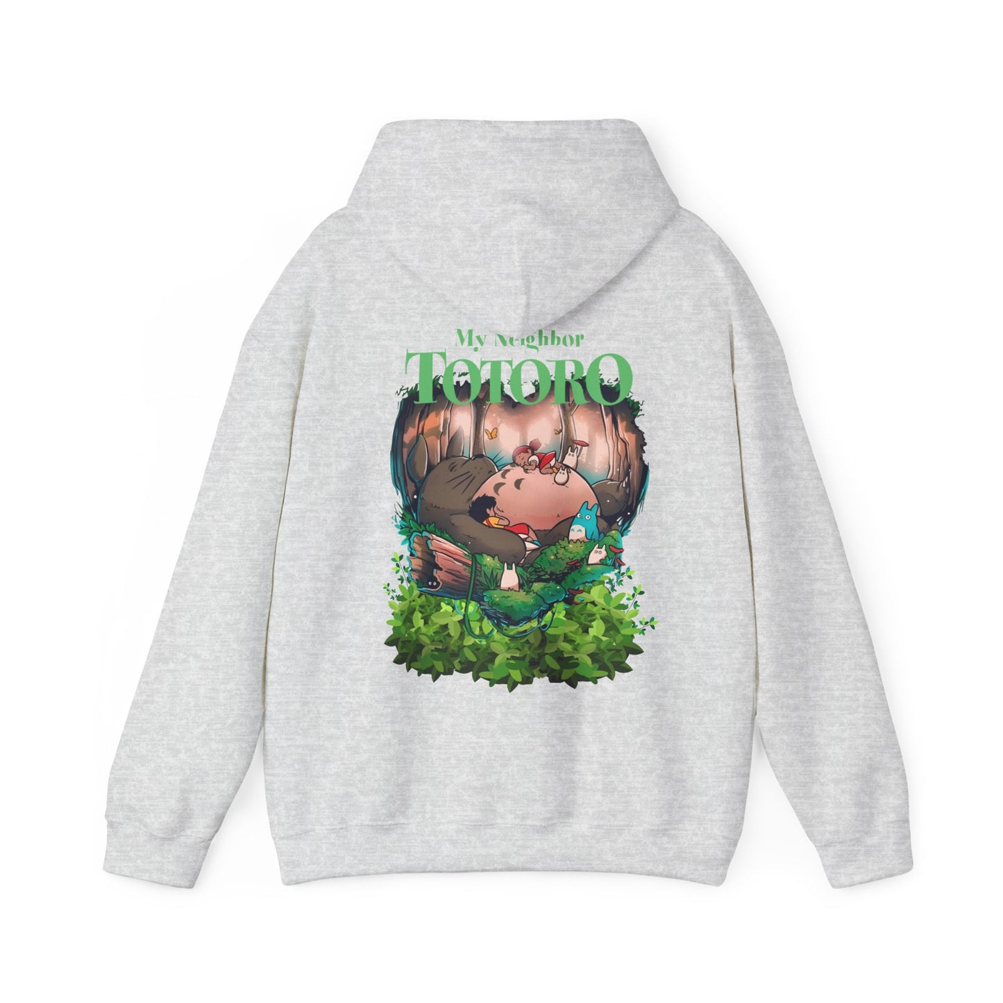 My Neighbor Totoro Dream Back Print Hoodie – 100% Cotton Anime Pullover for Studio Ghibli Fans