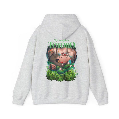 My Neighbor Totoro Dream Back Print Hoodie – 100% Cotton Anime Pullover for Studio Ghibli Fans