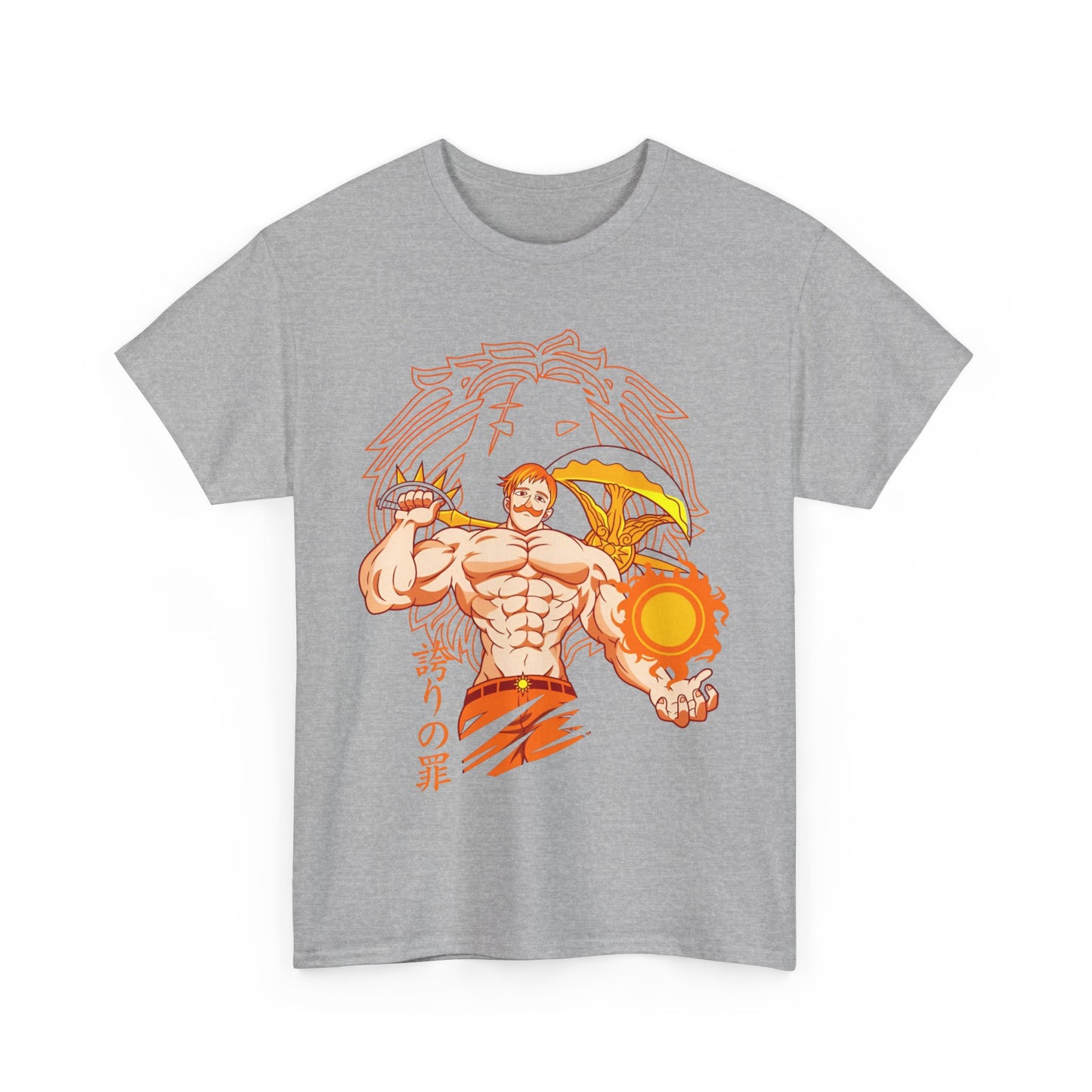 Escanor Seven Deadly Sins T-Shirt – 100% Cotton Anime Tee for Lion’s Sin of Pride Fans