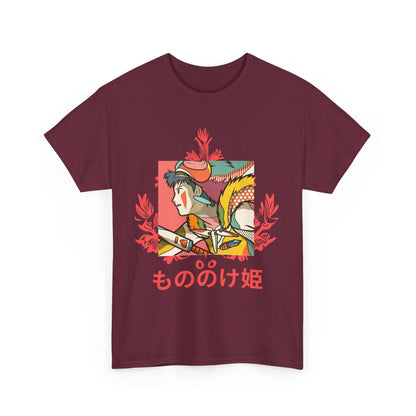 Princess Mononoke Studio Ghibli T-Shirt – 100% Cotton Anime Shirt for Ghibli Fans