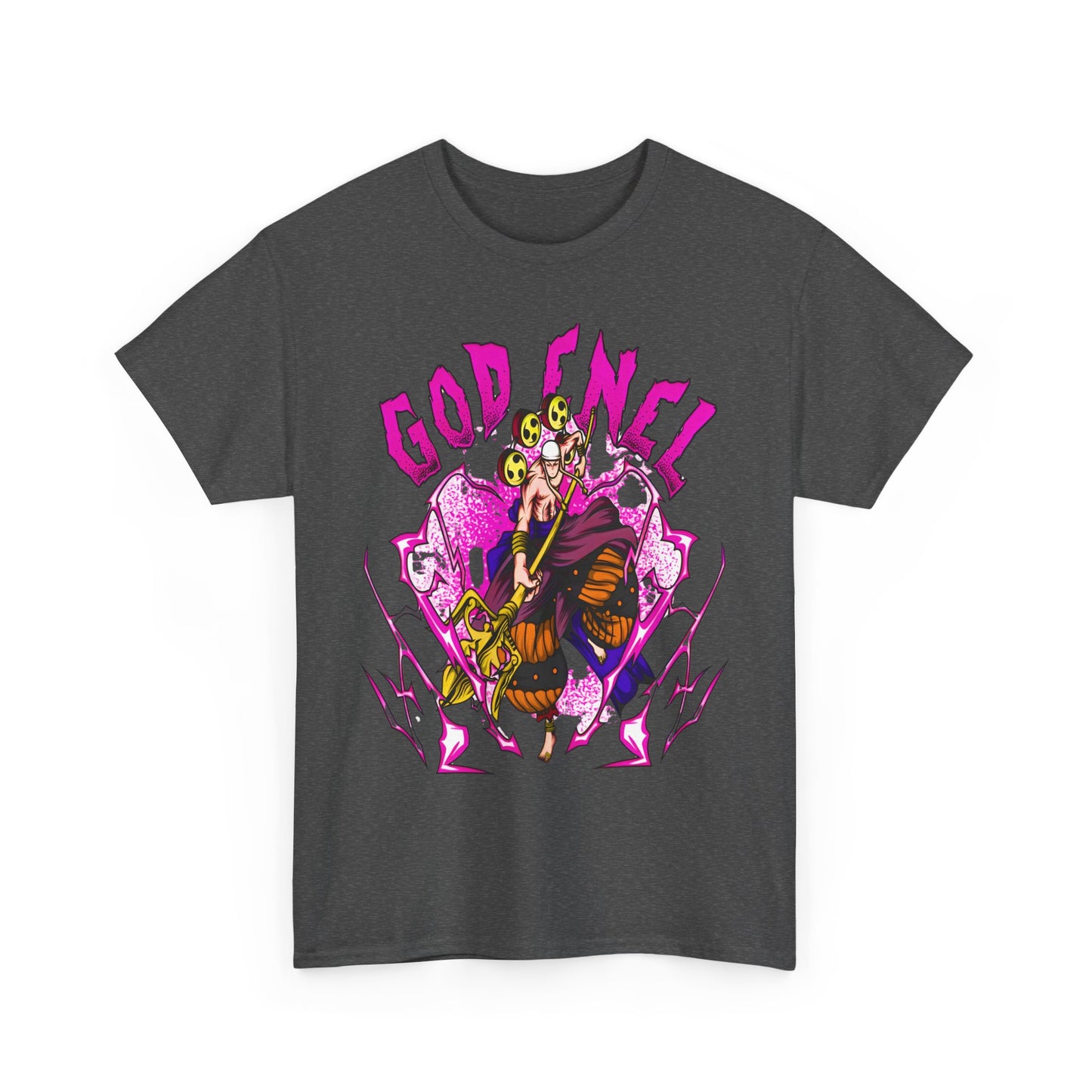 God Enel One Piece T-Shirt – 100% Cotton Anime Tee Featuring Skypiea's Thunder God