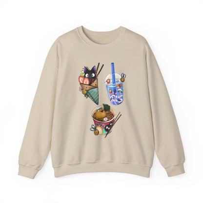 Studio Ghibli Food Sweatshirt – 100% Cotton Cozy Anime Pullover with Iconic Ghibli Dishes