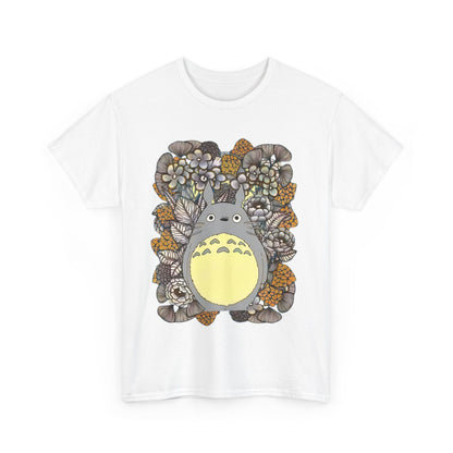 Totoro Plants T-Shirt – 100% Cotton Studio Ghibli Shirt with Totoro and Plant Design