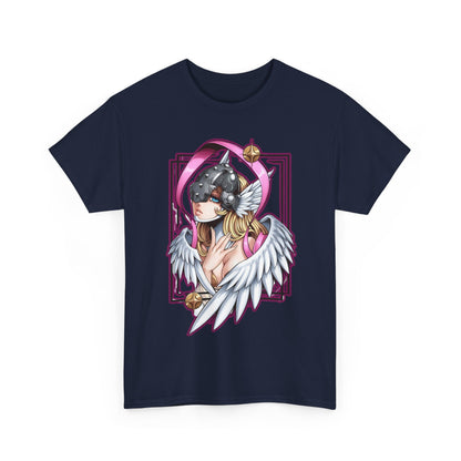 Angewomon T-Shirt – 100% Cotton Digimon Anime Shirt for Fans