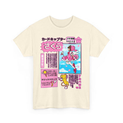 Sakura Card Captor T-Shirt – 100% Cotton Magical Girl Anime Tee for Fans