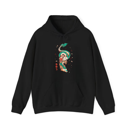 Haku and Princess Mononoke Hoodie – 100% Cotton Studio Ghibli Anime Hoodie for Fans