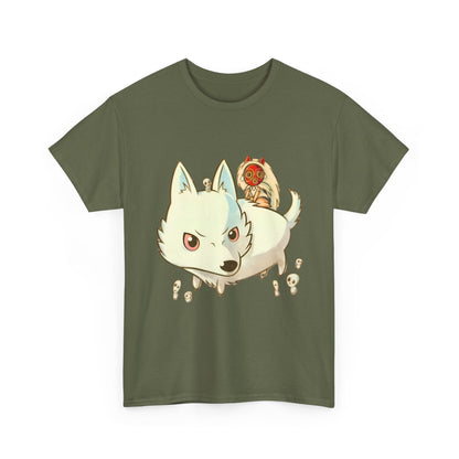 Princess Mononoke Chibi T-Shirt | 100% Cotton Studio Ghibli Cute Anime Tee