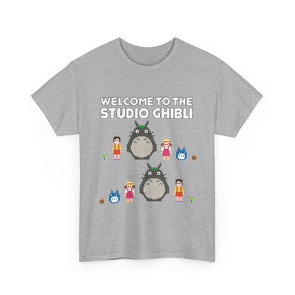 Totoro Pixel T-Shirt 100% Cotton | Studio Ghibli Anime Graphic Tee