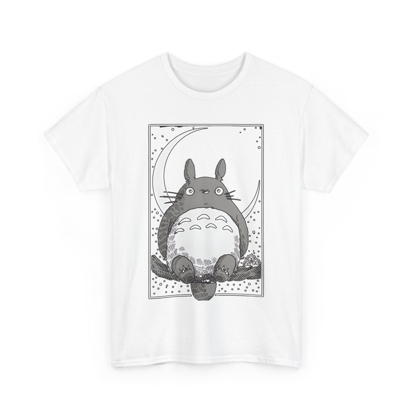 Totoro Sleep Shirt – Cozy Ghibli T-Shirt 100% Cotton for Anime and Nature Lovers