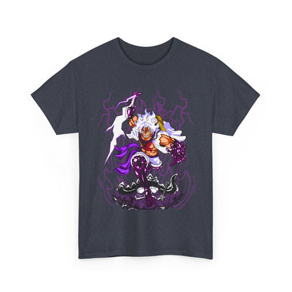 Luffy Gear 5 One Piece T-Shirt – 100% Cotton Anime Tee for Straw Hat Fans