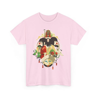 Spirited Away Characters T-Shirt – 100% Cotton Studio Ghibli Tee