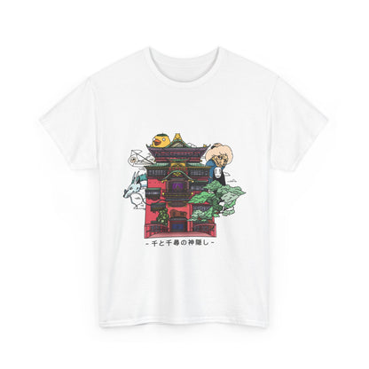Spirited Away Castle T-Shirt 100% Cotton | Studio Ghibli Anime Tee