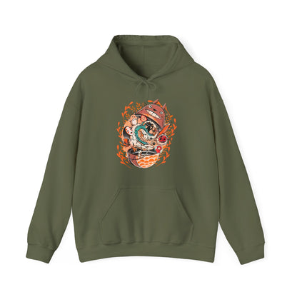 Totoro Matryoshka Hoodie – 100% Cotton Studio Ghibli Sweatshirt for Anime Fans