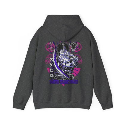 Yami Sukehiro Back Print Hoodie – Black Clover 100% Cotton Anime Hoodie for Fans