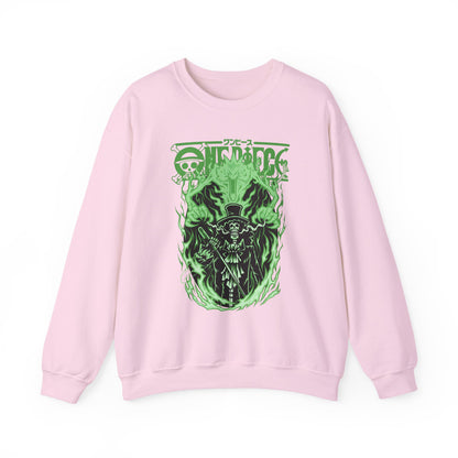 Brook One Piece Sweatshirt – 100% Cotton Anime Pullover for Soul King Fans
