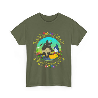 My Neighbor Totoro T-Shirt 100% Cotton Studio Ghibli Anime Tee