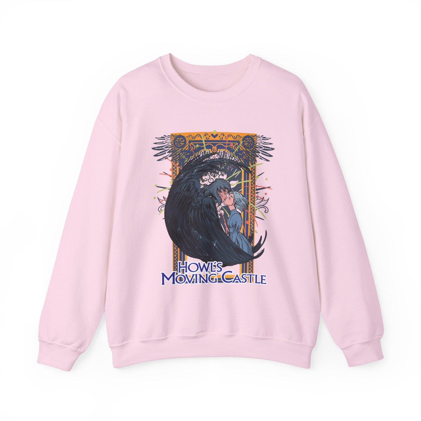 Howl’s Moving Castle Sweatshirt – 100% Cotton Anime Pullover for Studio Ghibli Fans