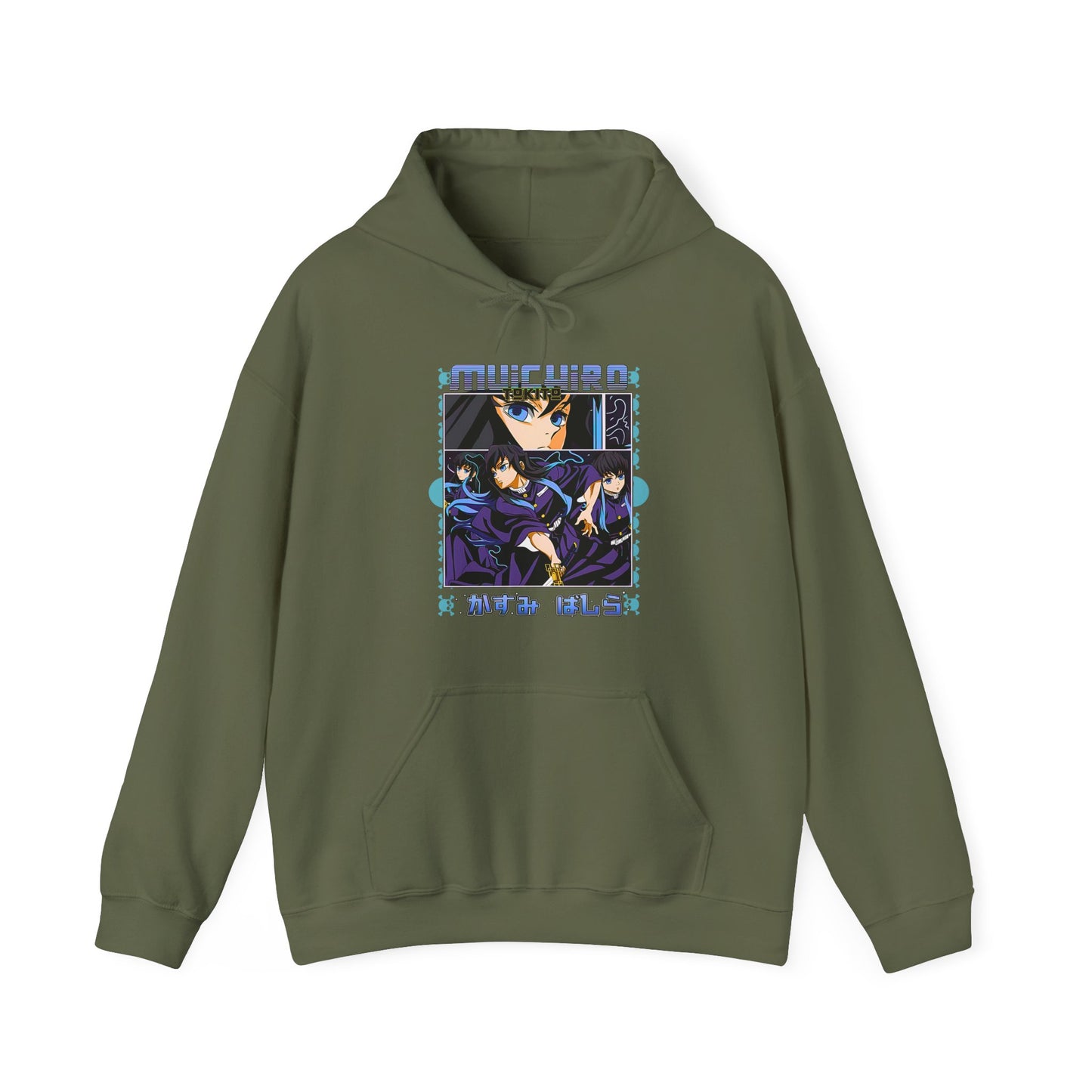 Muichiro Tokito Demon Slayer Hoodie – 100% Cotton Anime Hoodie for Mist Hashira Fans