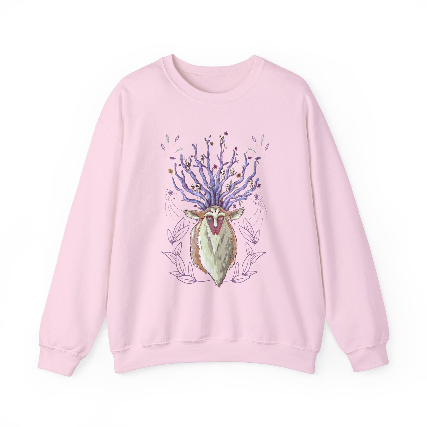 Forest Spirit Sweatshirt – 100% Cotton Princess Mononoke Pullover | Studio Ghibli Anime Sweater