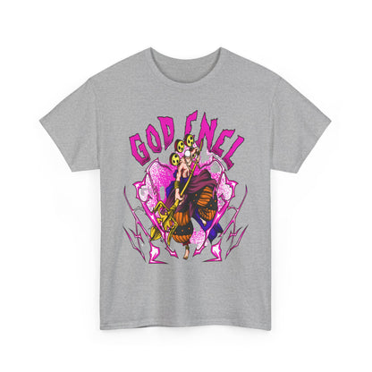 God Enel One Piece T-Shirt – 100% Cotton Anime Tee Featuring Skypiea's Thunder God