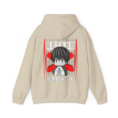Kotaro Lives Alone Back Print Hoodie – 100% Cotton | Cozy Anime Hoodie for Fans of Kotaro’s Journey