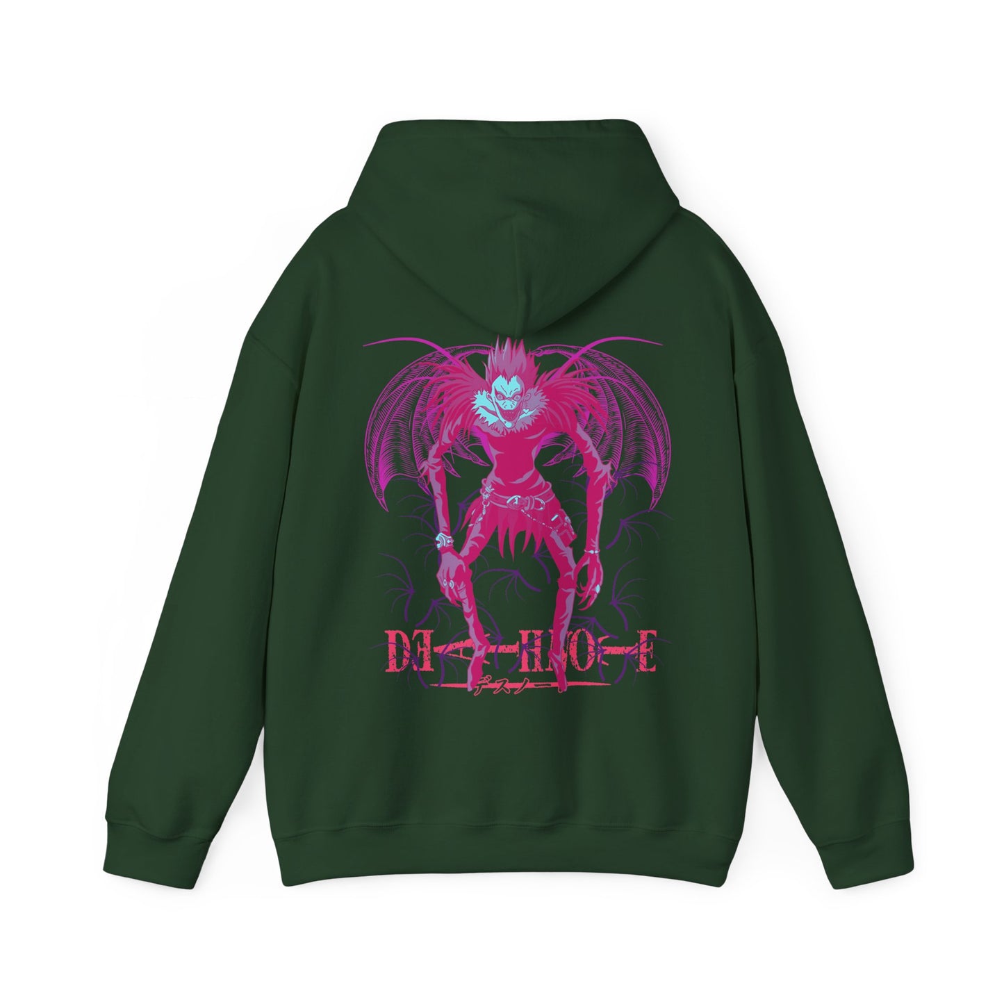 Ryuk Death Note Hoodie 100% Cotton with Back Print – Premium Anime Shinigami Design