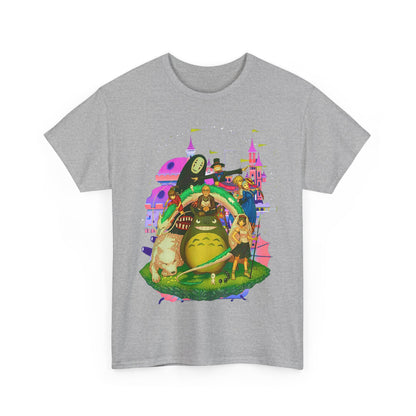 Hayao Miyazaki Characters T-Shirt – 100% Cotton Studio Ghibli Anime Tee