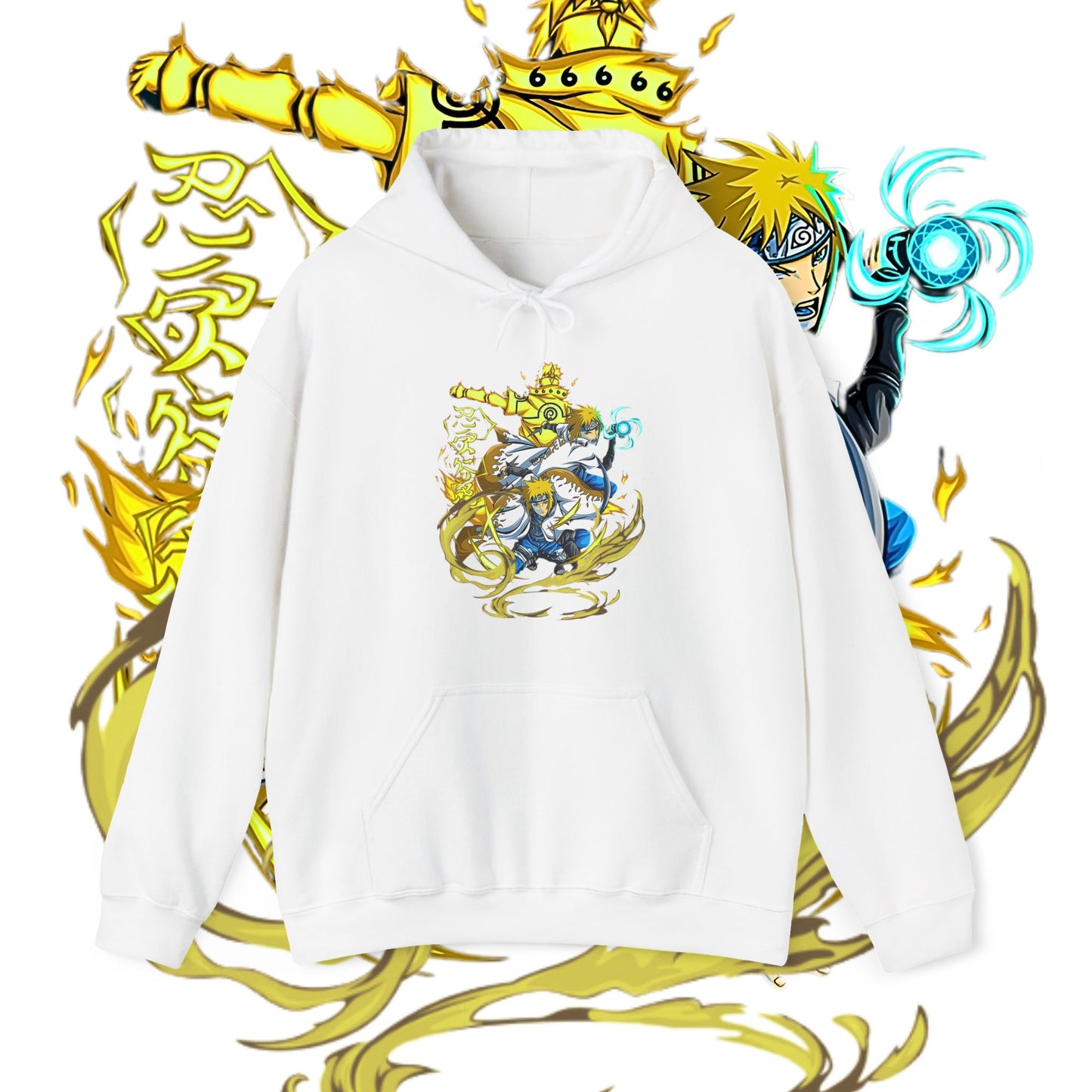 Minato Namikaze Naruto Premium Cotton Hoodie