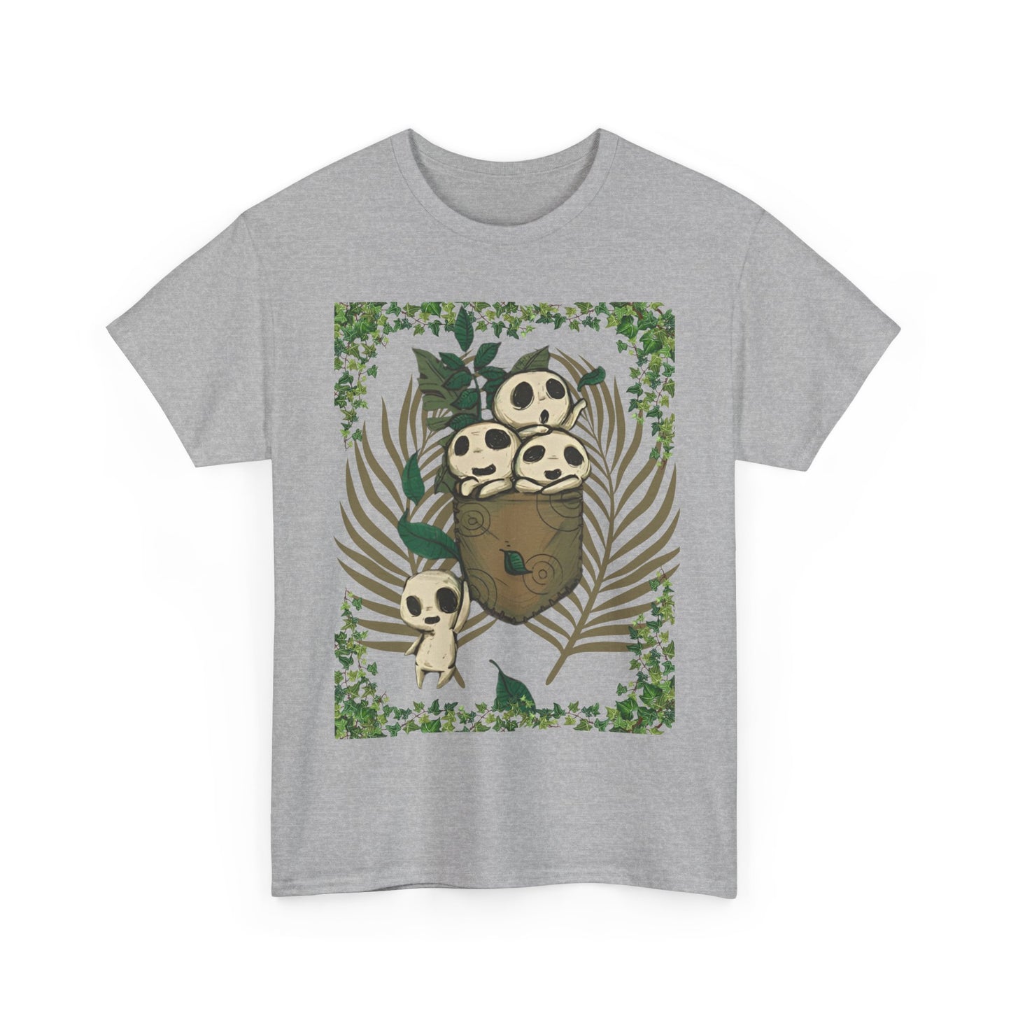 Kodama Ghibli T-Shirt 100% Cotton Studio Ghibli Anime Tee
