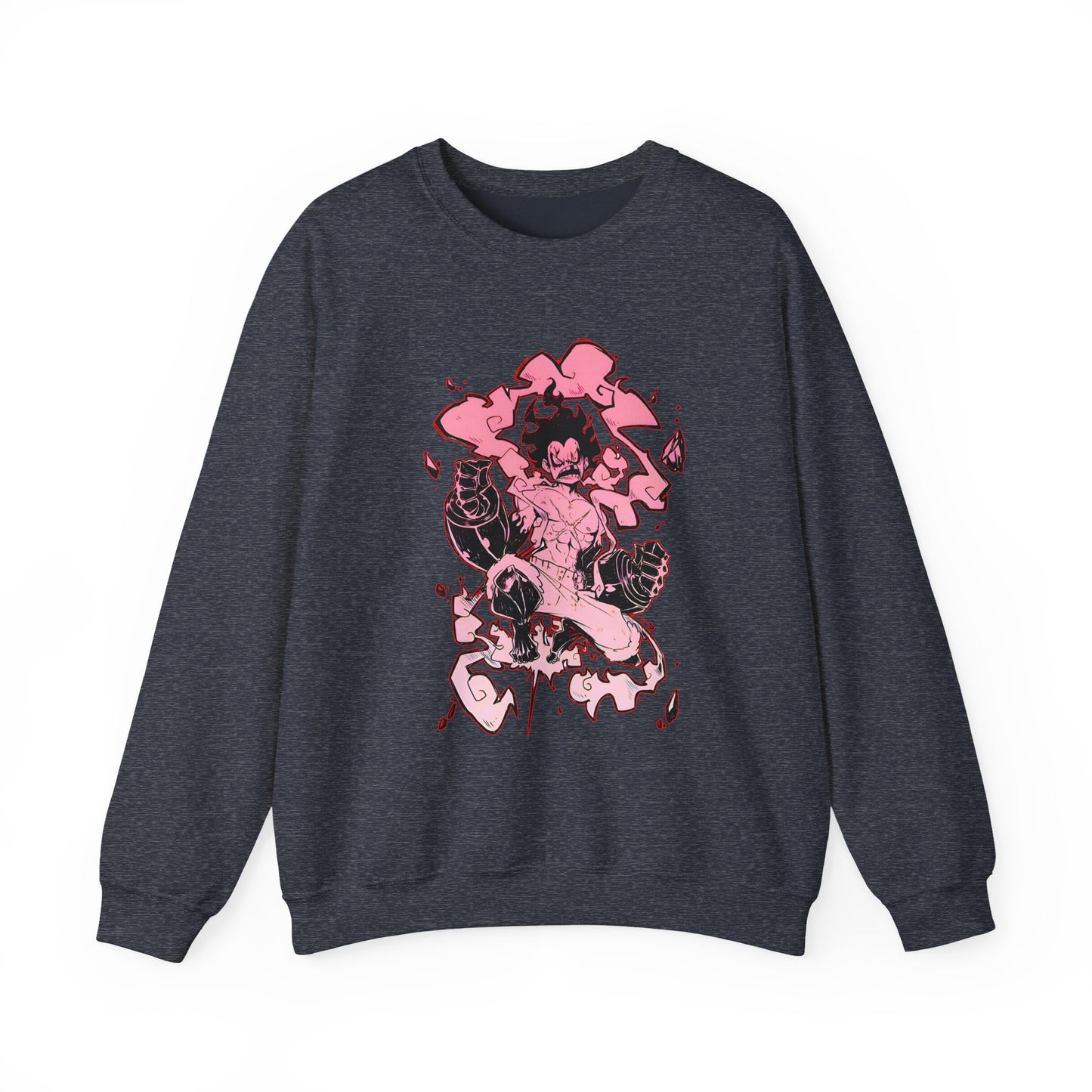 Luffy Gear Fourth Snakeman Sweatshirt – 100% Cotton One Piece Anime Pullover