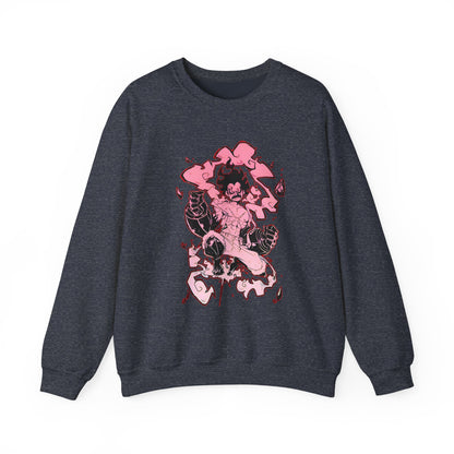 Luffy Gear Fourth Snakeman Sweatshirt – 100% Cotton One Piece Anime Pullover