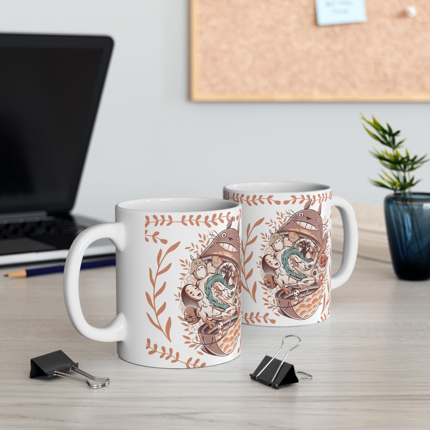Totoro Matryoshka Mug – 11oz & 15oz Studio Ghibli Inspired Coffee Cup for Anime Fans