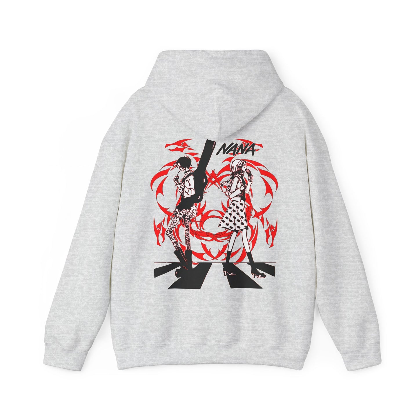 Nana Osaki Black Stones Hoodie – 100% Cotton with Back Print | Punk Rock Anime Streetwear