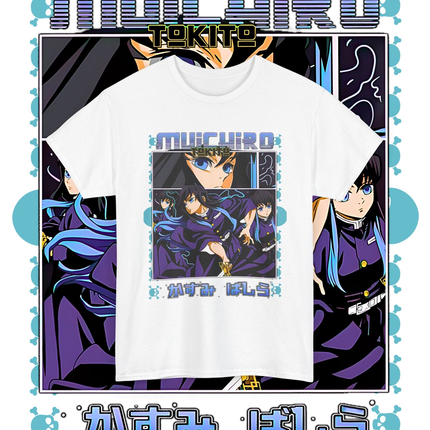 Muichiro Tokito Demon Slayer Hashira T-Shirt | 100% Cotton Anime Tee
