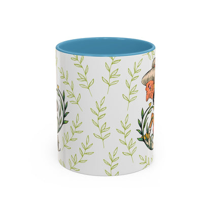 Spirited Away Chihiro Accent Mug – Studio Ghibli Coffee Cup with Colored Handle – 11oz & 15oz Ceramic Anime Gift