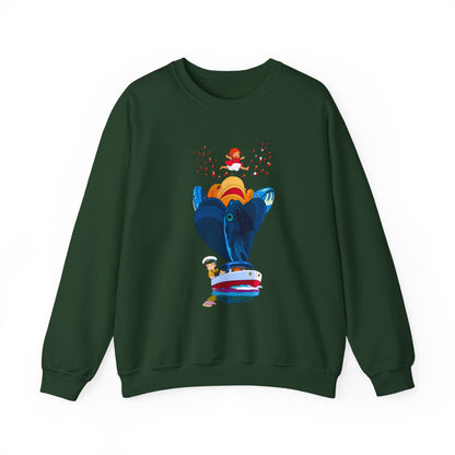 Ponyo and Sosuke Sea Dreams Sweatshirt – 100% Cotton Studio Ghibli Anime Pullover