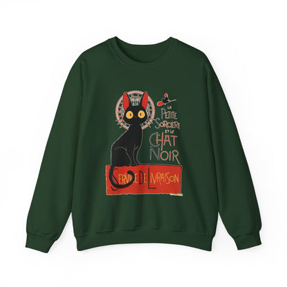 Kiki's Delivery Service Sweatshirt – 100% Cotton Studio Ghibli "Service de Livraison" Cozy Pullover