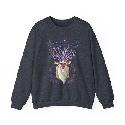 Forest Spirit Sweatshirt – 100% Cotton Princess Mononoke Pullover | Studio Ghibli Anime Sweater