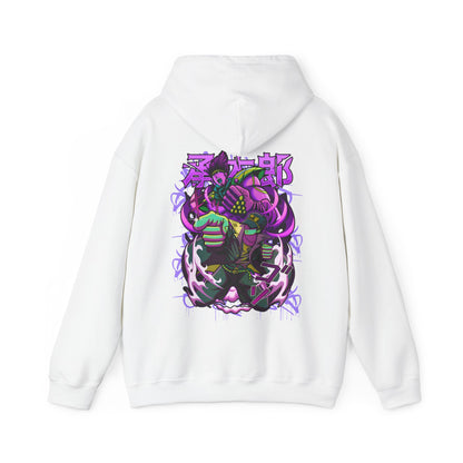 JoJo's Bizarre Adventure Back Print Hoodie – 100% Cotton Anime Hoodie for JoJo Fans