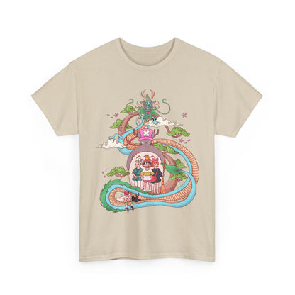 Spirited Away One Piece T-Shirt 100% Cotton | Studio Ghibli Anime Tee