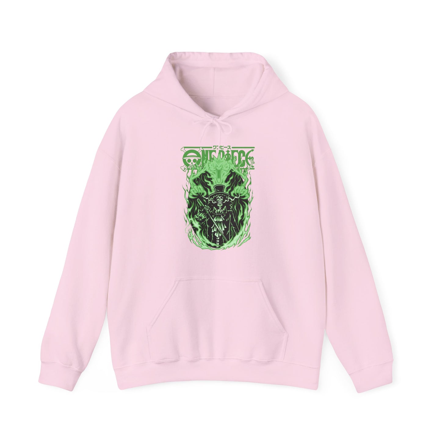 Brook One Piece Hoodie – 100% Cotton Anime Hooded Sweatshirt for Soul King Fans