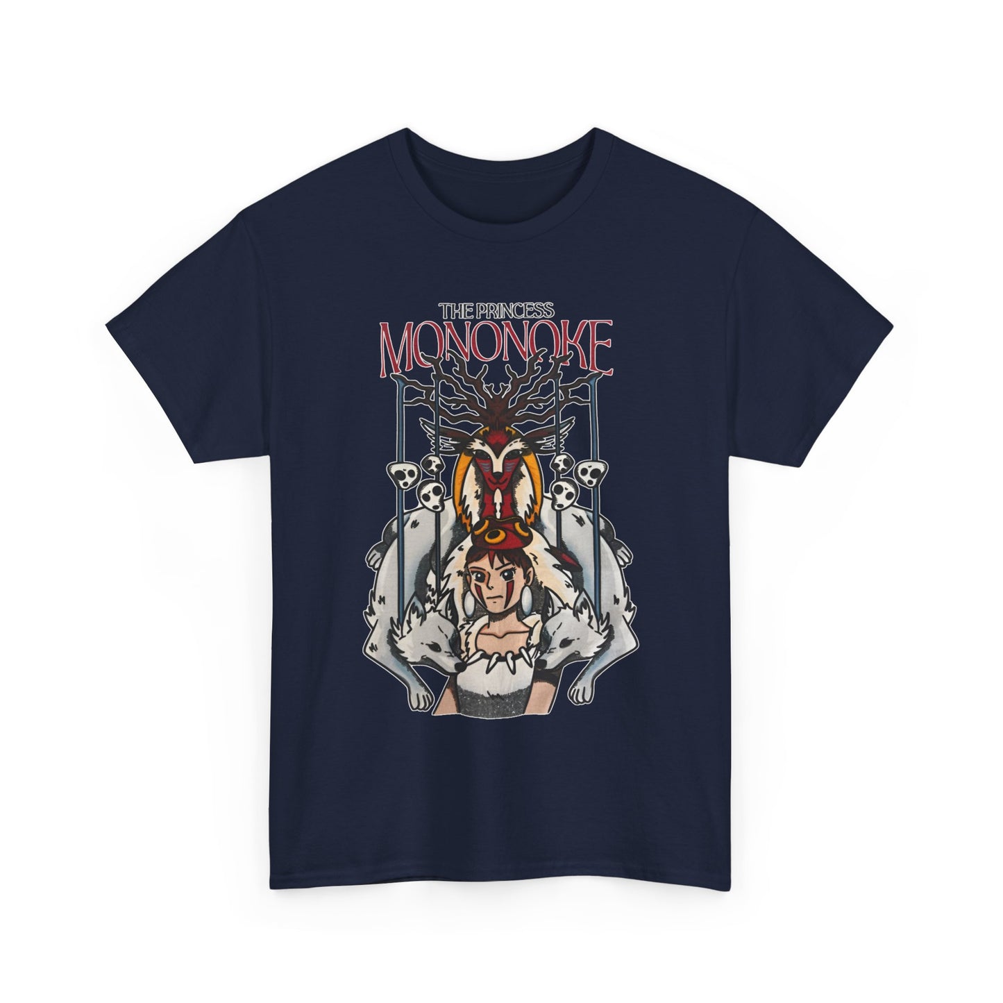 Princess Mononoke Ghibli T-Shirt 100% Cotton | Studio Ghibli Anime Art Tee