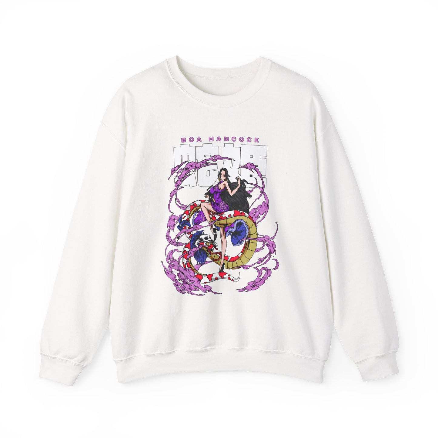 Boa Hancock Sweatshirt – 100% Cotton One Piece Anime Pullover for Fans