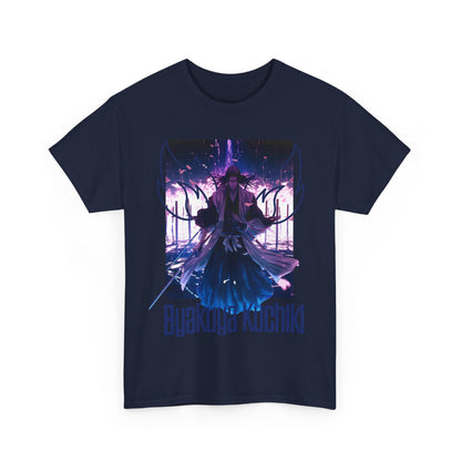 Byakuya Kuchiki Bleach T-Shirt – 100% Cotton Anime Tee for Soul Reaper Fans